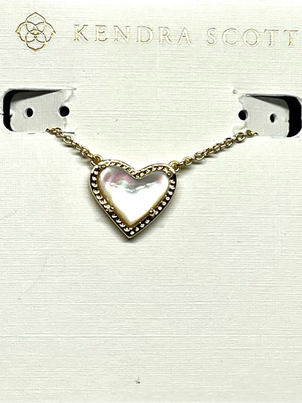 Kendra Scott Ari Heart MOP Necklace NWT